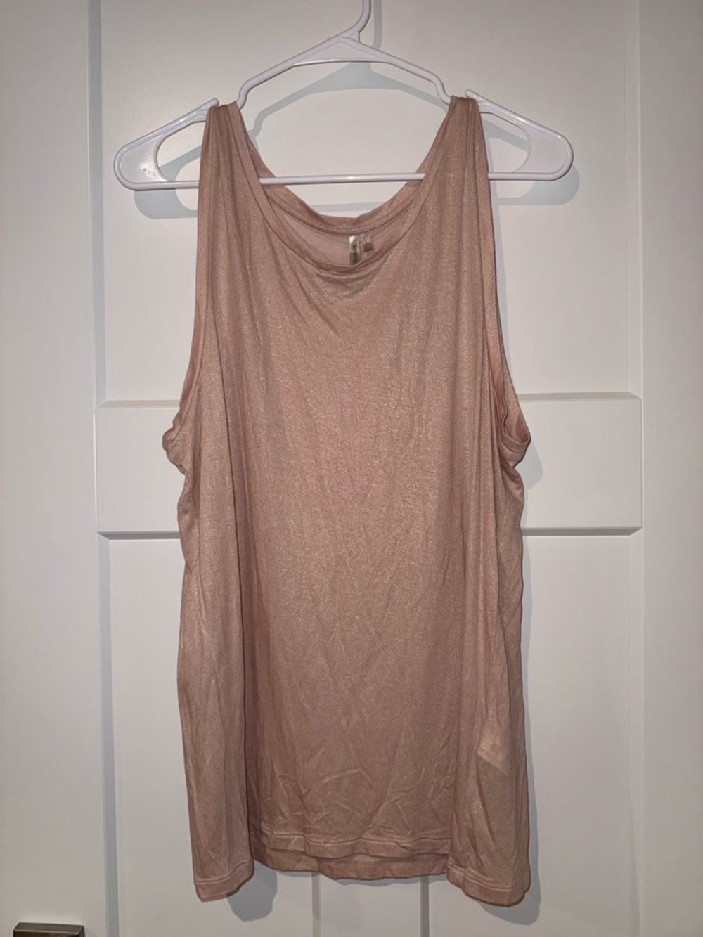 Banana Republic Metallic Blush Tank Top